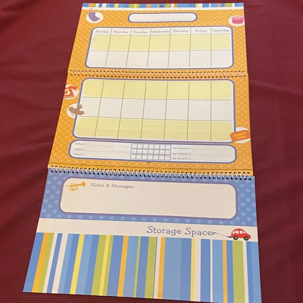 Family Activity Calendar with Stickers new never opened